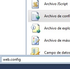 Estructura y configuración del web.config